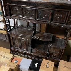 大阪　飾り棚　古風　家具　買取